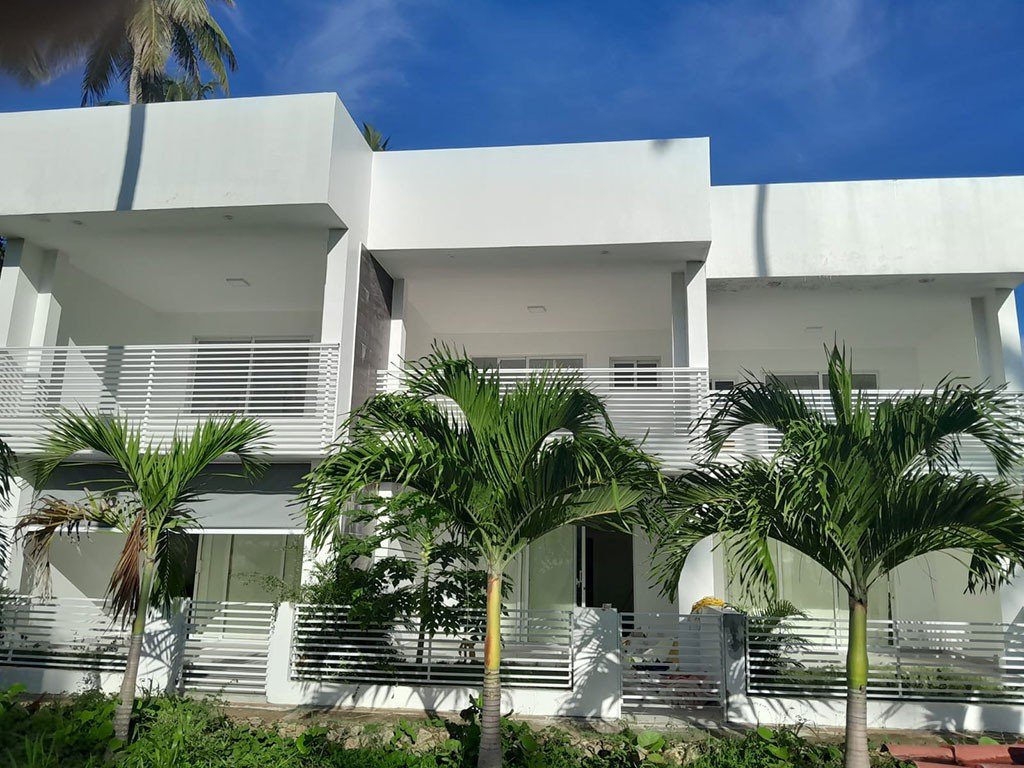 Beachfront Apartments for Sale in Las Pascualas Beach Resort in Samana Bay.